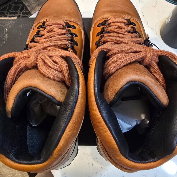 TIMBERLAND Euro Hiker Rust / Black Mid GORE-TEX Waterproof Boot MENS 9 Trail NEW - Picture 8 of 16